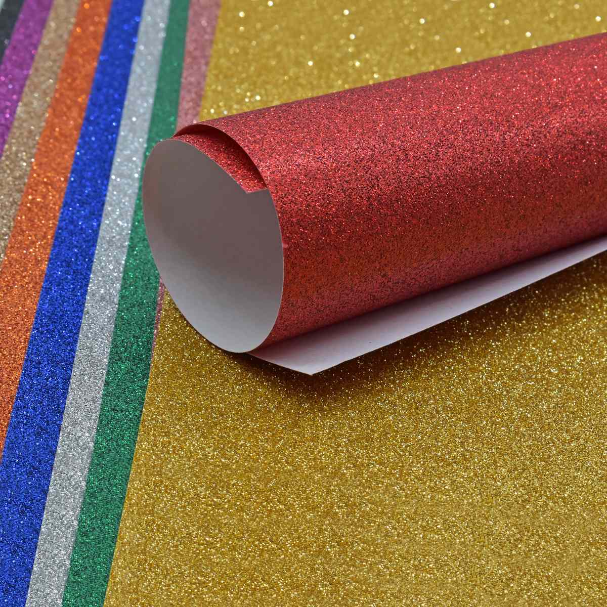 Gift To Love | A4 Diamond Glitter Paper | Color : Multi Colour | Pcs : 10 Pcs | Code : ADGP10P-M