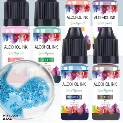 Gift To Love | Alcohol Ink | Size : 10 Ml | Pcs : 24 Colors | Code : AI24