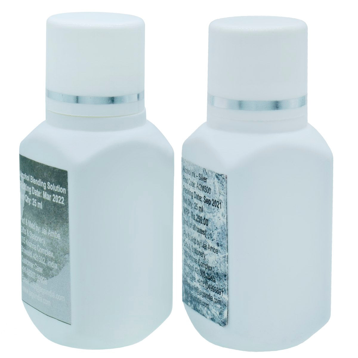 Gift To Love | Alcohol Ink Mixative | Color : Silver | Pcs : 25 Ml | Code : AI2MS00