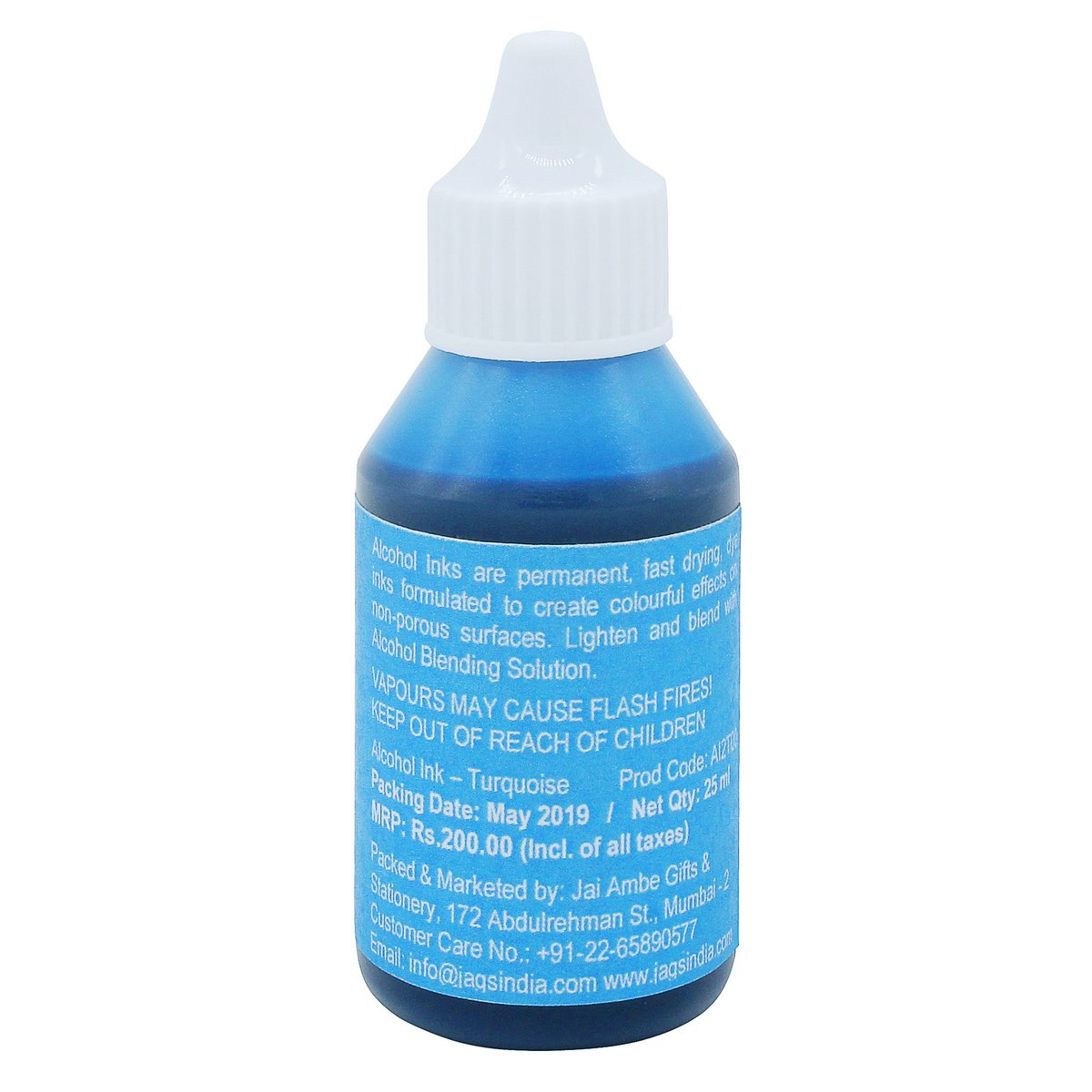 Gift To Love | Alcohol Ink | Color : Turquoise | Pcs : 25 Ml | Code : AI2T00