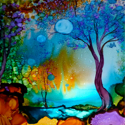 Gift To Love | Alcohol Ink | Color : Teakwood | Pcs : 25 Ml | Code : AI2T01