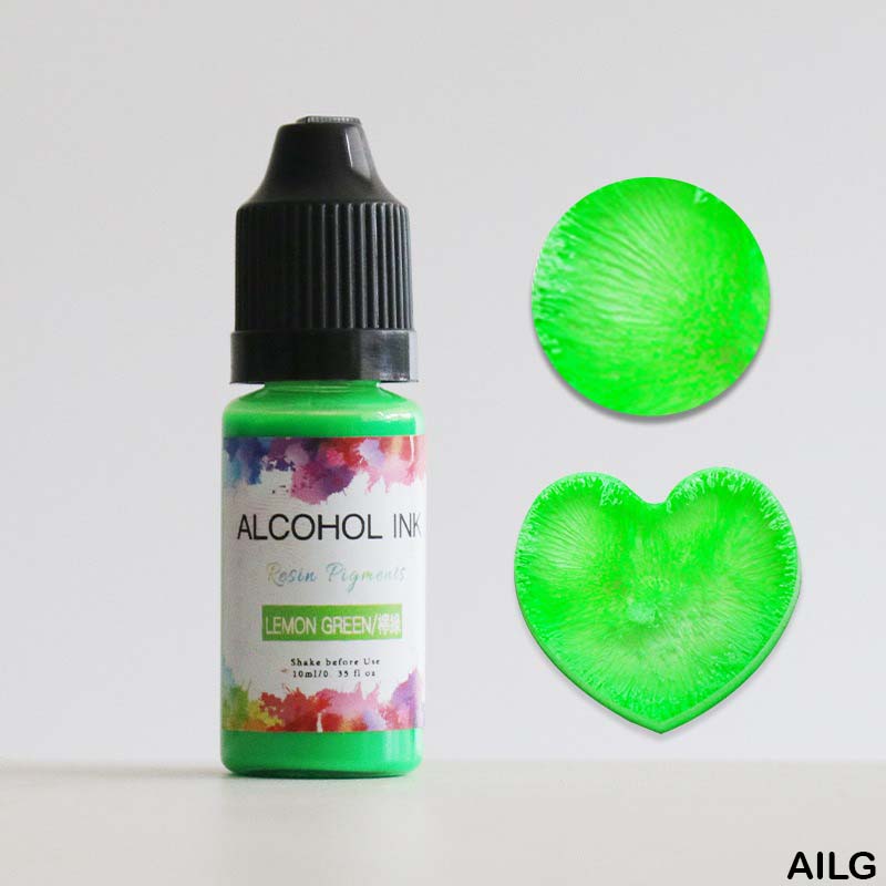 Gift To Love | Alcohol Ink | Color : Lemon Green | Size : 10 Ml | Code : AILG