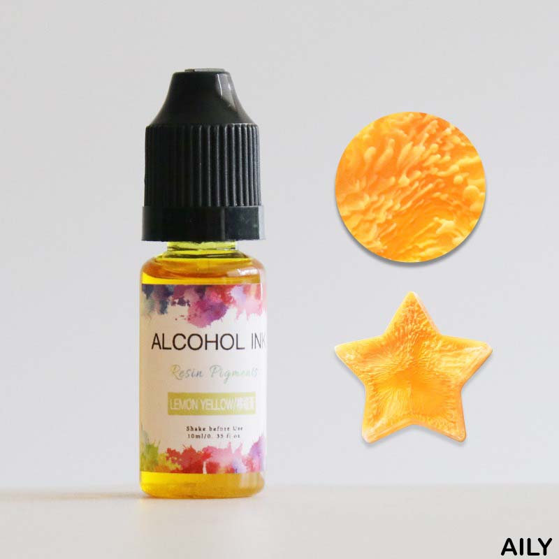 Gift To Love | Alcohol Ink | Color : Lemon Yellow | Size : 10 Ml | Code : AILY