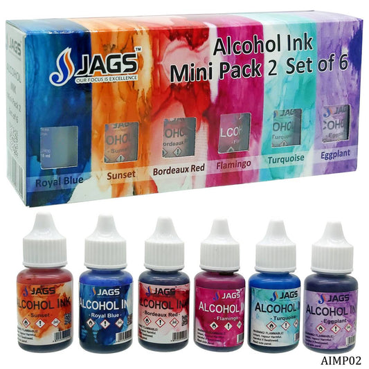 Gift To Love | Alcohol Ink Mini Pack 2 | Pcs : Set Of 6 | Code : AIMP02