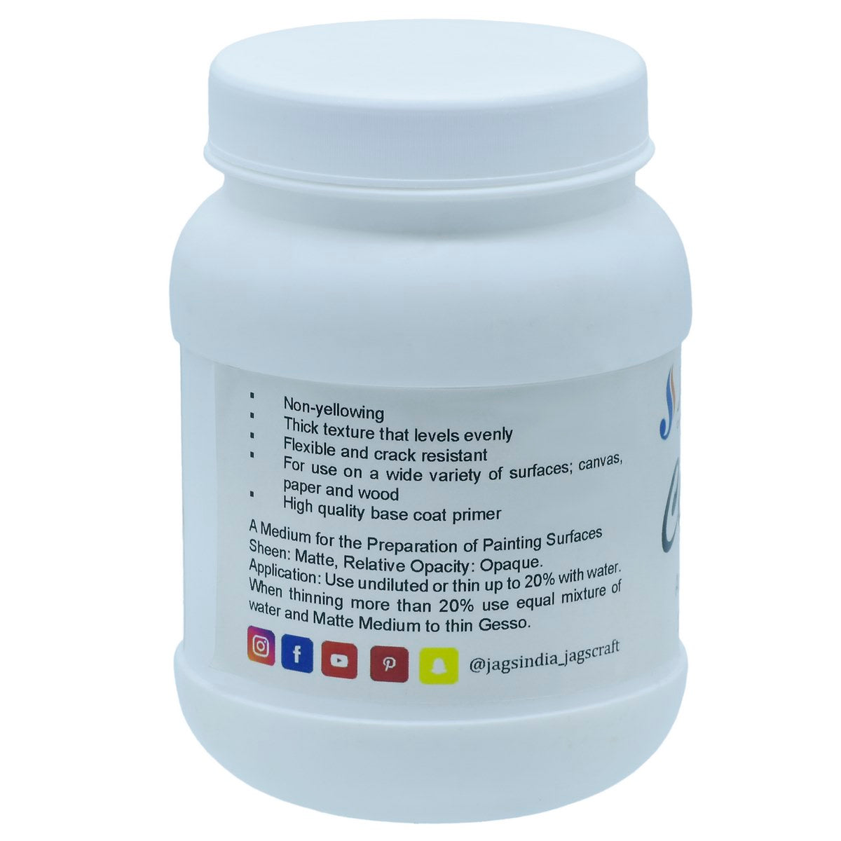 Gift To Love | Artist Gesso | Color : Clear | Size : 500 Ml | Code : AJG503