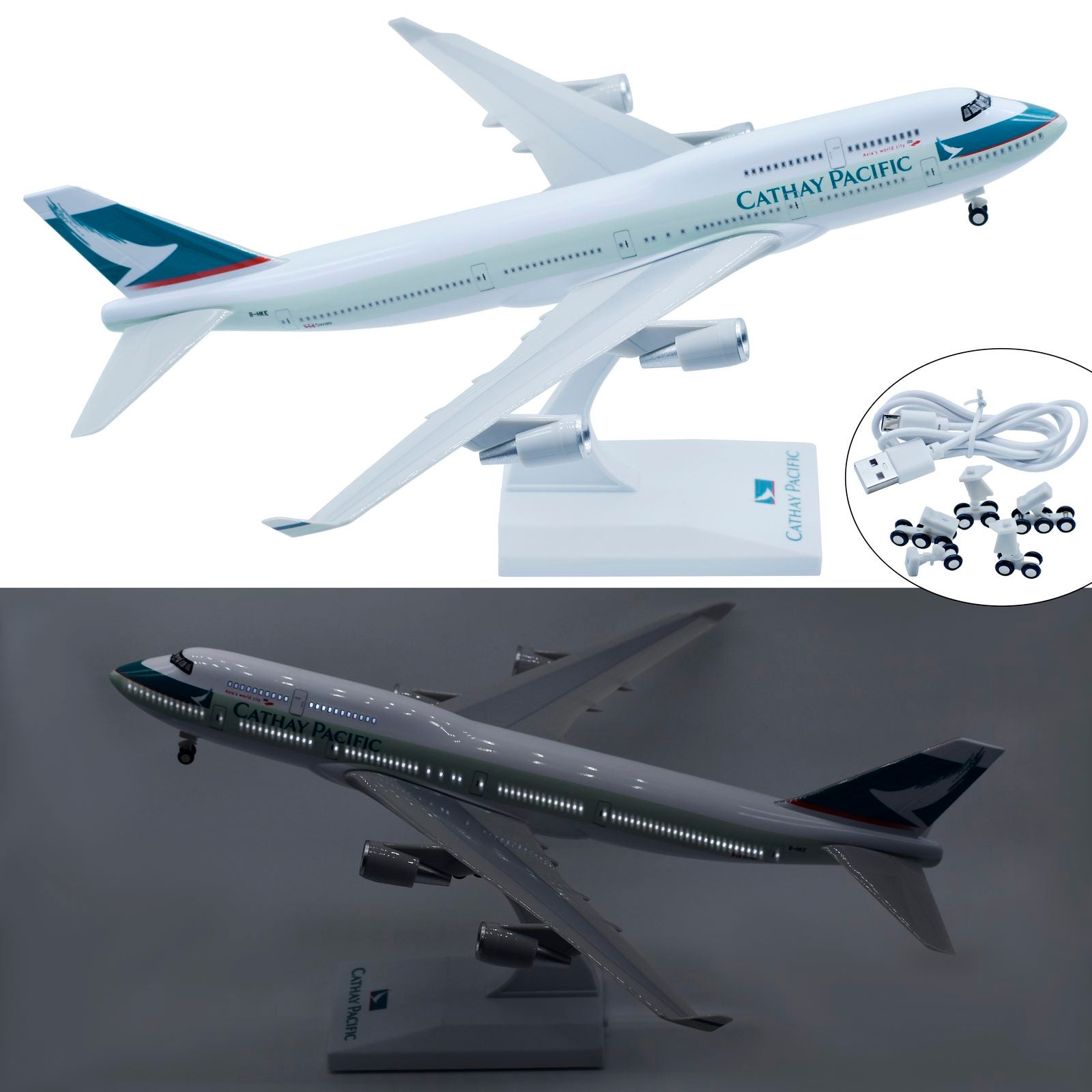 Gift To Love | Aircraft Model Big Cathay Pacific With Sound | Code : AMBCP00