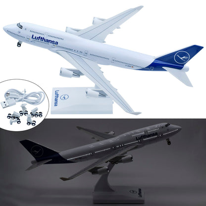 Gift To Love | Aircraft Model Big Lufthansa With Sound | Code : AMBLF00