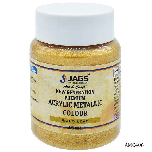 Gift To Love | Acrylic Metallic Colour | Color : Gold Leaf | Size : 45 Ml | Code : AMC406