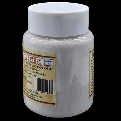 Gift To Love | Acrylic Metallic Colour | Color : Silver | Size : 45 Ml | Code : AMC411