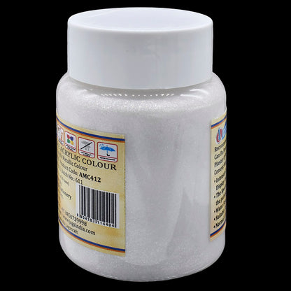 Gift To Love | Acrylic Metallic Colour | Color : Silver Leaf | Size : 45 Ml | Code : AMC412
