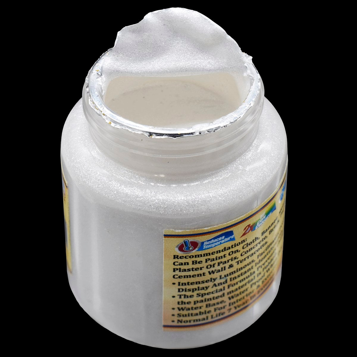 Gift To Love | Acrylic Metallic Colour | Color : Silver Leaf | Size : 45 Ml | Code : AMC412