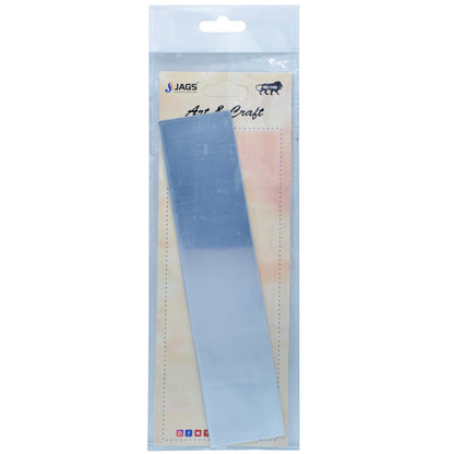 Gift To Love | Acrylic Mirrors Long Shape | Color : Silver | Size : 7 Inch | Code : AMLS00