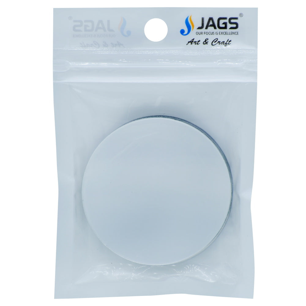 Gift To Love | Acrylic Mirrors Round | Color : Silver | Size : 2 Inch | Pcs : 5 Pcs | Code : AMRS00