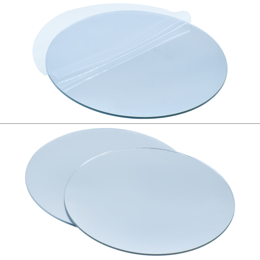 Gift To Love | Acrylic Mirrors Round | Color : Silver | Size : 4 Inch | Pcs : 2 Pcs | Code : AMRS02