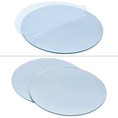 Gift To Love | Acrylic Mirrors Round | Color : Silver | Size : 4 Inch | Pcs : 2 Pcs | Code : AMRS02