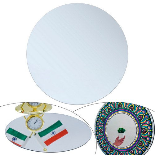 Gift To Love | Acrylic Mirrors Round Silver 10 Inch Set 1 Pics | Code : AMRS06