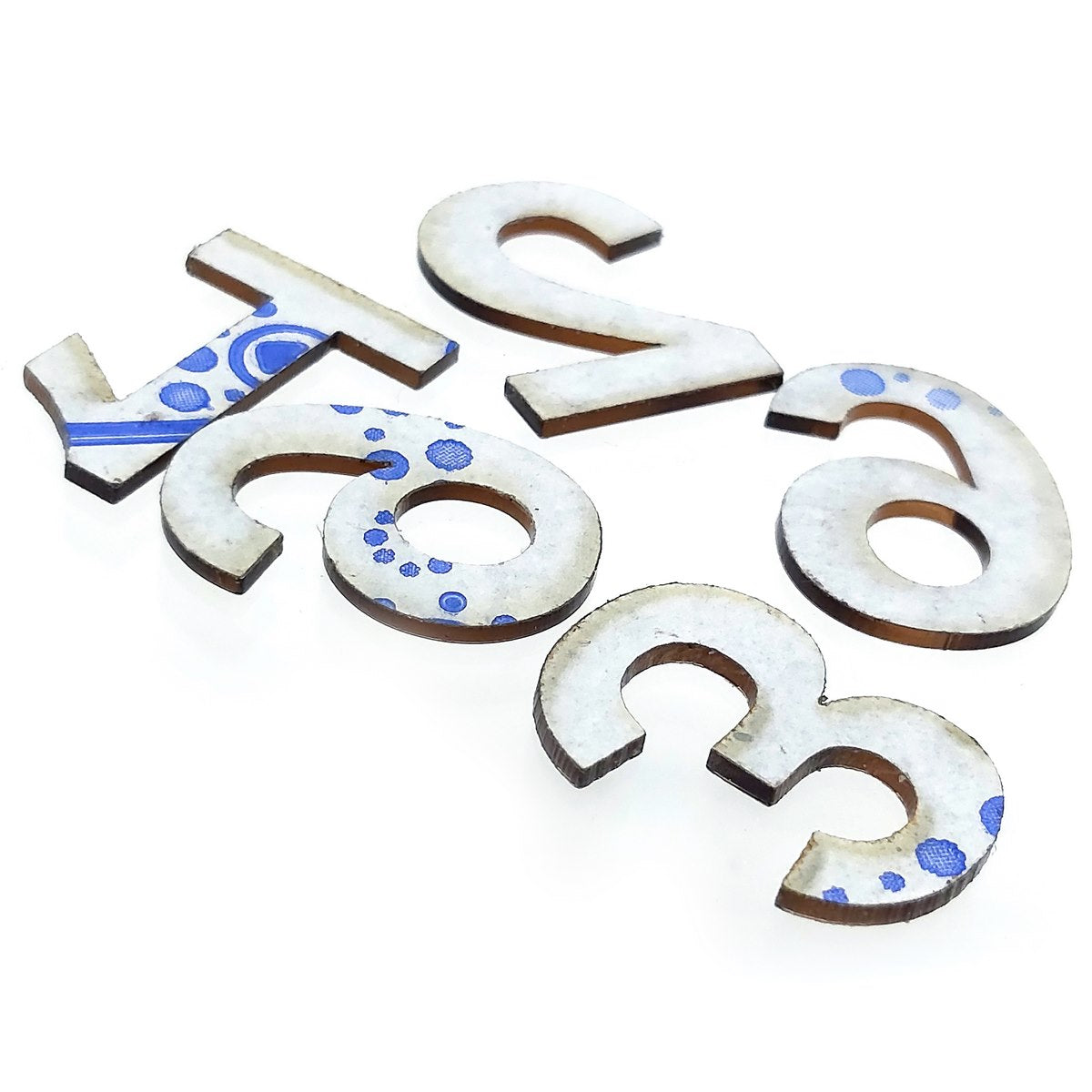 Gift To Love | Acrylic Numerical For Clock | Color : Copper | Code : ANFC00