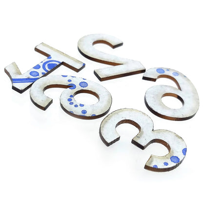 Gift To Love | Acrylic Numerical For Clock | Color : Copper | Code : ANFC00