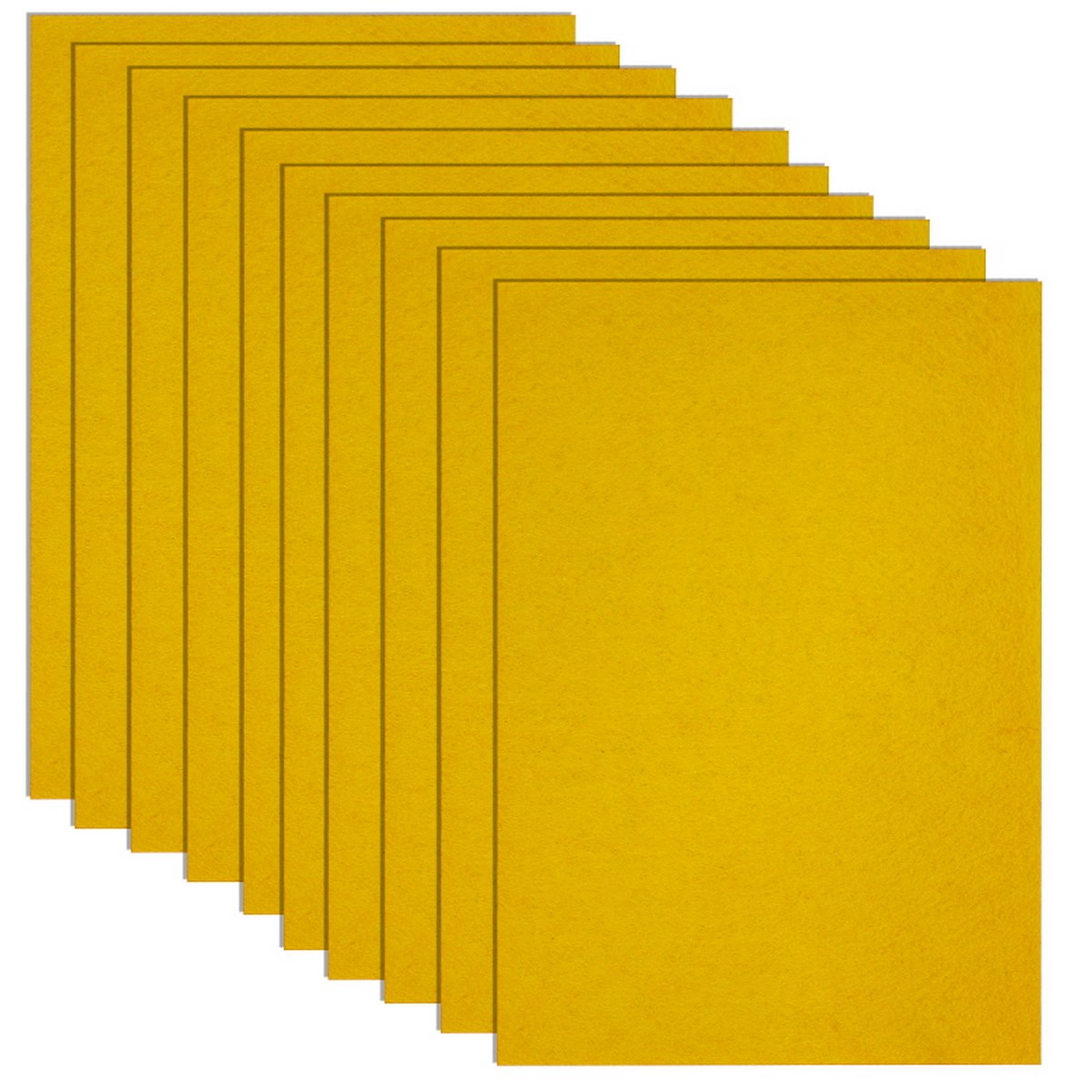 Gift To Love | A4 Nonwoven Felt Sheet | Color : Yellow | Pcs : 10 Sheets | Code : ANFSLY79