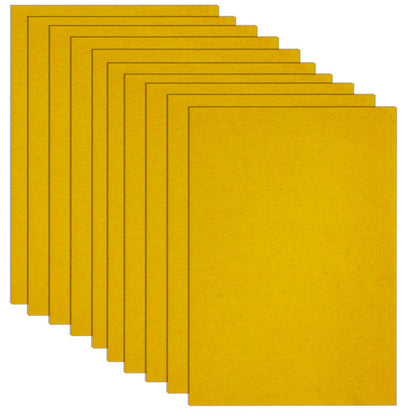 Gift To Love | A4 Nonwoven Felt Sheet | Color : Yellow | Pcs : 10 Sheets | Code : ANFSLY79