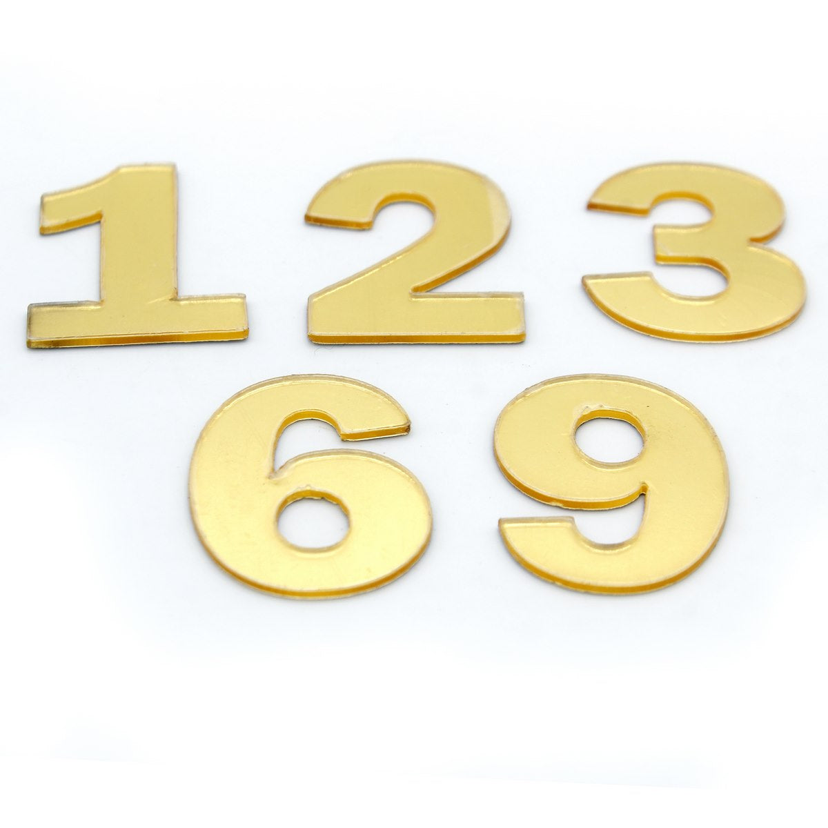 Gift To Love | Acrylic Numerical For Clock | Color : Gold | Code : ANN000