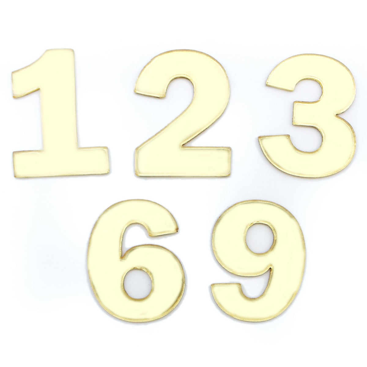 Gift To Love | Acrylic Numerical For Clock | Color : Gold | Code : ANN000