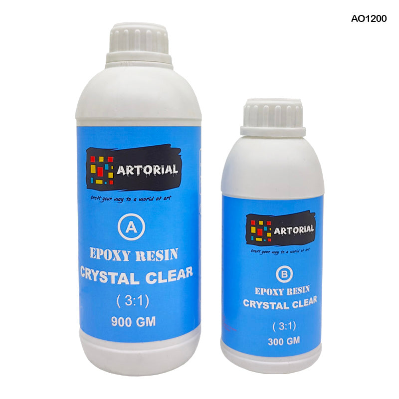 Artorial Ao1200 3-1 Epoxy Art Resin Hardener Kit 1.2Kg In-Gift To Love-Art & Craft