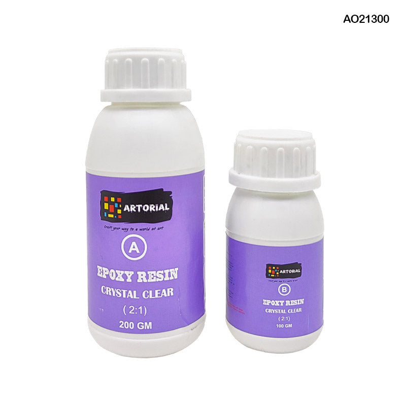Gift To Love | Epoxy Art Resin Hardener Kit | Size : 300 Gm | Code : AO21300