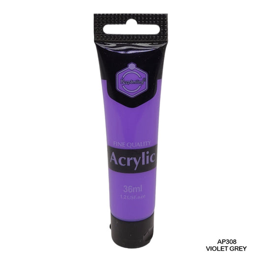 Gift To Love | Acrylic Paint Tube | Color : Violet Grey | Size : 36 Ml | Code : AP308