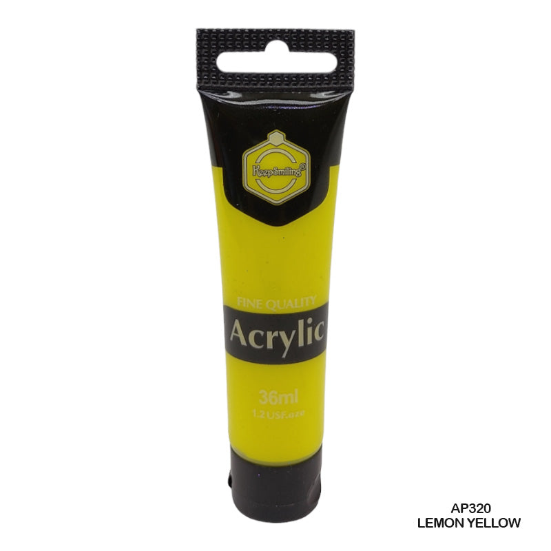 Gift To Love | Acrylic Paint Tube | Color : Yellow | Size : 36 Ml | Code : AP320