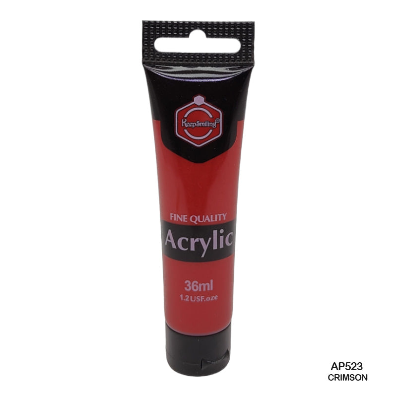 Gift To Love | Acrylic Paint Tube | Color : Crimson | Size : 36 Ml | Code : AP523