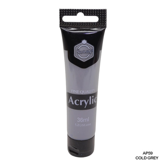 Gift To Love | Acrylic Paint Tube | Color : Cold Grey | Size : 36 Ml | Code : AP59