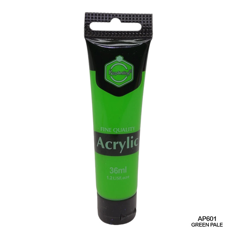 Gift To Love | Acrylic Paint Tube | Color : Green Pale | Size : 36 Ml | Code : AP601