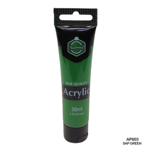 Gift To Love | Acrylic Paint Tube | Color : Sap Green | Size : 36 Ml | Code : AP603
