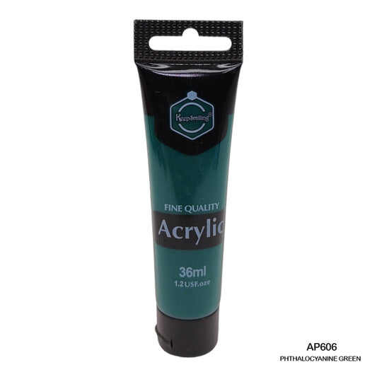Gift To Love | Acrylic Paint Tube | Color : Phthalocyanine Green | Size : 36 Ml | Code : AP606