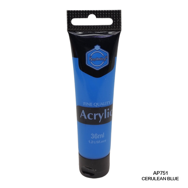 Gift To Love | Acrylic Paint Tube | Color : Cerulean Blue | Size : 36 Ml | Code : AP751