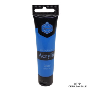 Gift To Love | Acrylic Paint Tube | Color : Cerulean Blue | Size : 36 Ml | Code : AP751