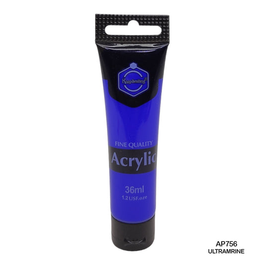 Gift To Love | Acrylic Paint Tube | Color : Ultramarine | Size : 36 Ml | Code : AP756