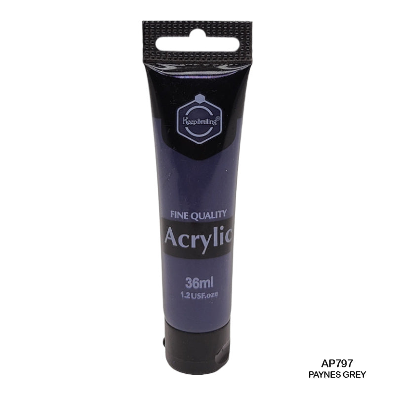 Gift To Love | Acrylic Paint Tube | Color : Paynes Grey | Size : 36 Ml | Code : AP797