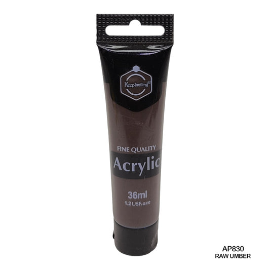 Gift To Love | Acrylic Paint Tube | Color : Raw Umber | Size : 36 Ml | Code : AP830