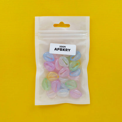 Gift To Love | Bracelet Beads Plastic | Pcs : 20 Gm | Code : APBKRY