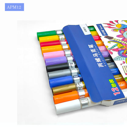 Gift To Love | Acrylic Paint Marker | Pcs : 12 Pcs | Code : APM12