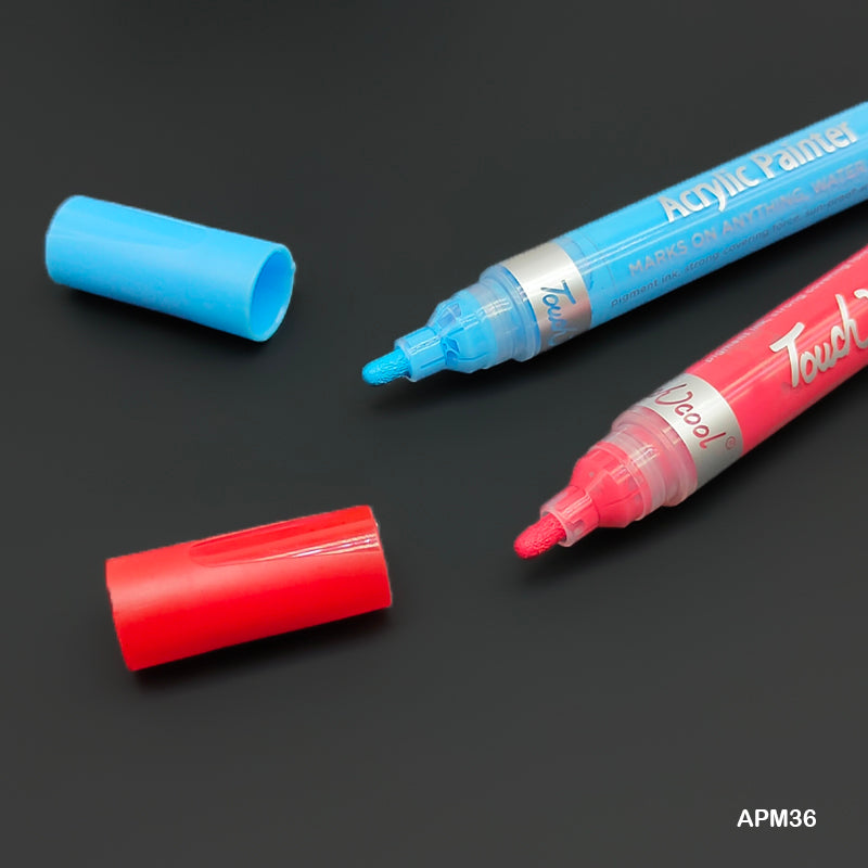 Gift To Love | Acrylic Paint Marker | Pcs : 36 Pcs | Code : APM36