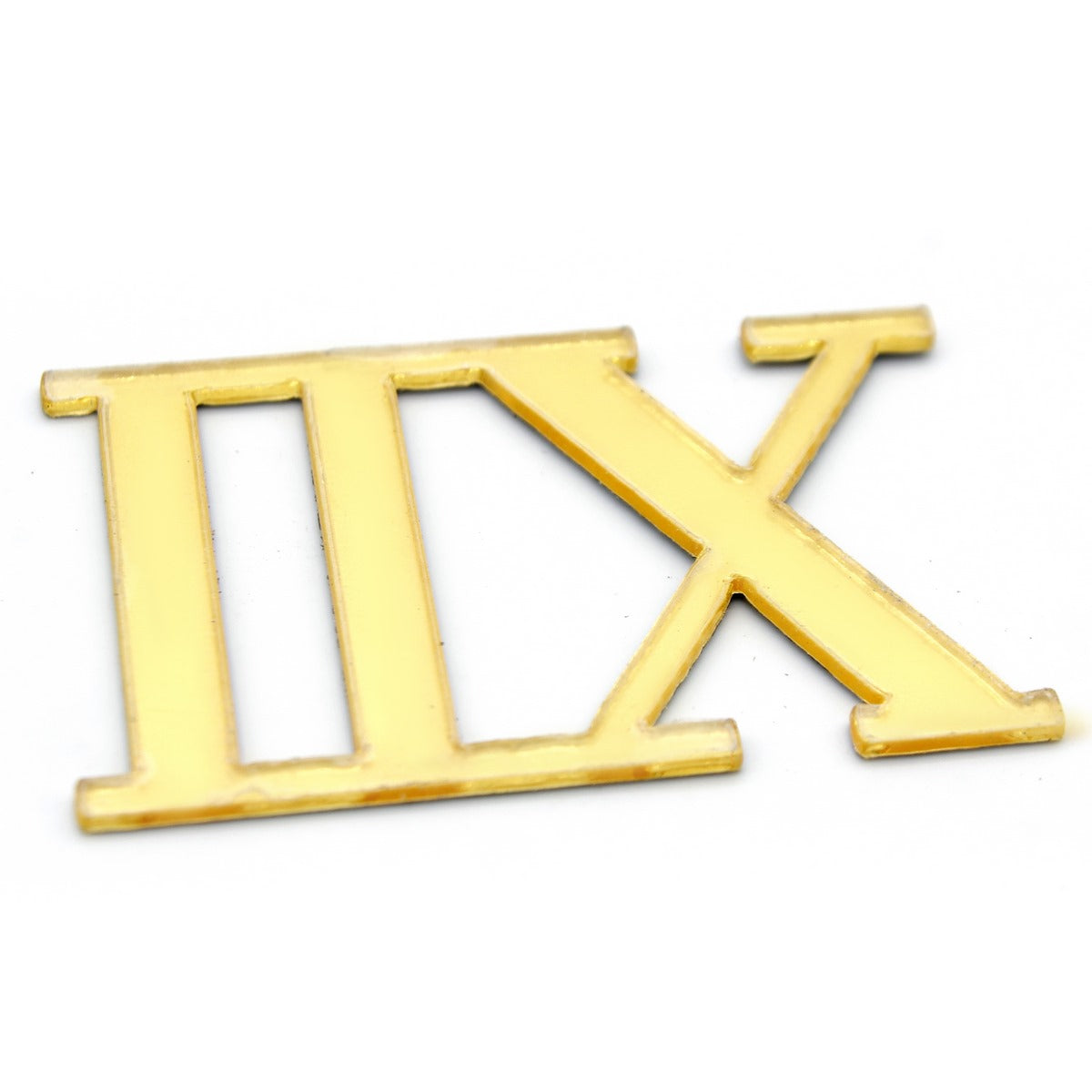 Gift To Love | Acrylic Roman Number For Clock | Color : Gold | Code : ARNA00