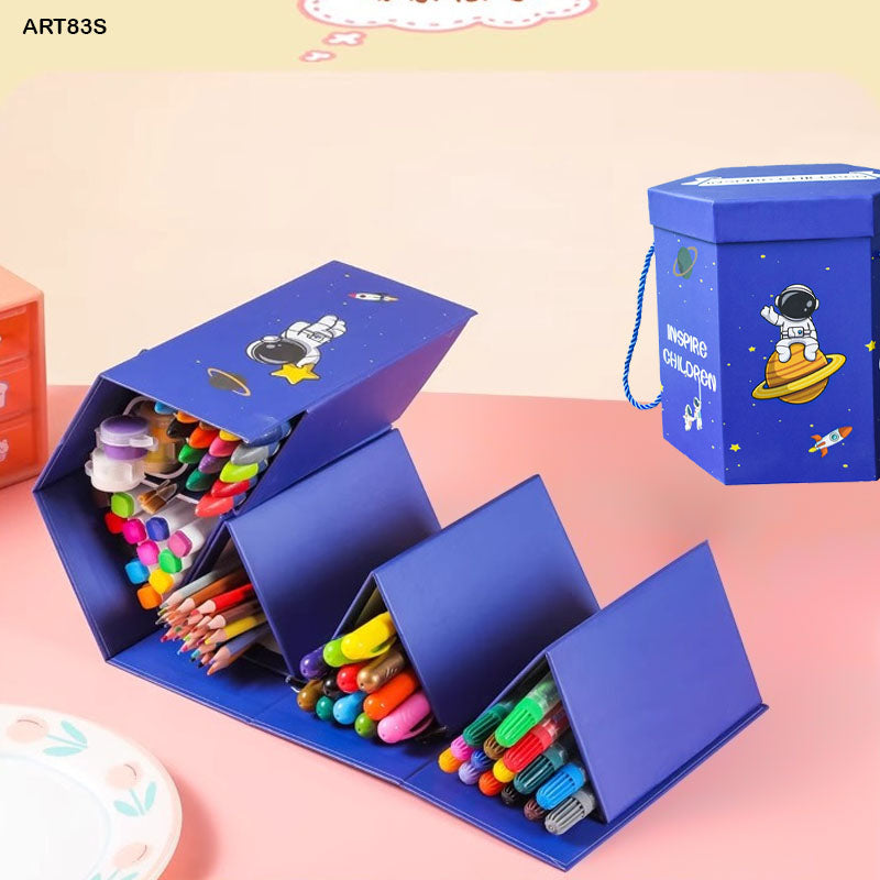 Gift To Love | Art Color Hexagon Space | Pcs : 83 Pc | Code : ART83S
