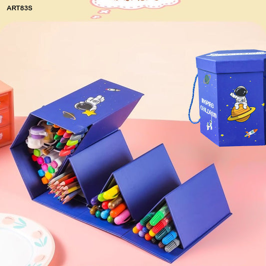 Gift To Love | Art Color Hexagon Space | Pcs : 83 Pc | Code : ART83S