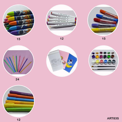 Gift To Love | Art Color Hexagon Space | Pcs : 83 Pc | Code : ART83S