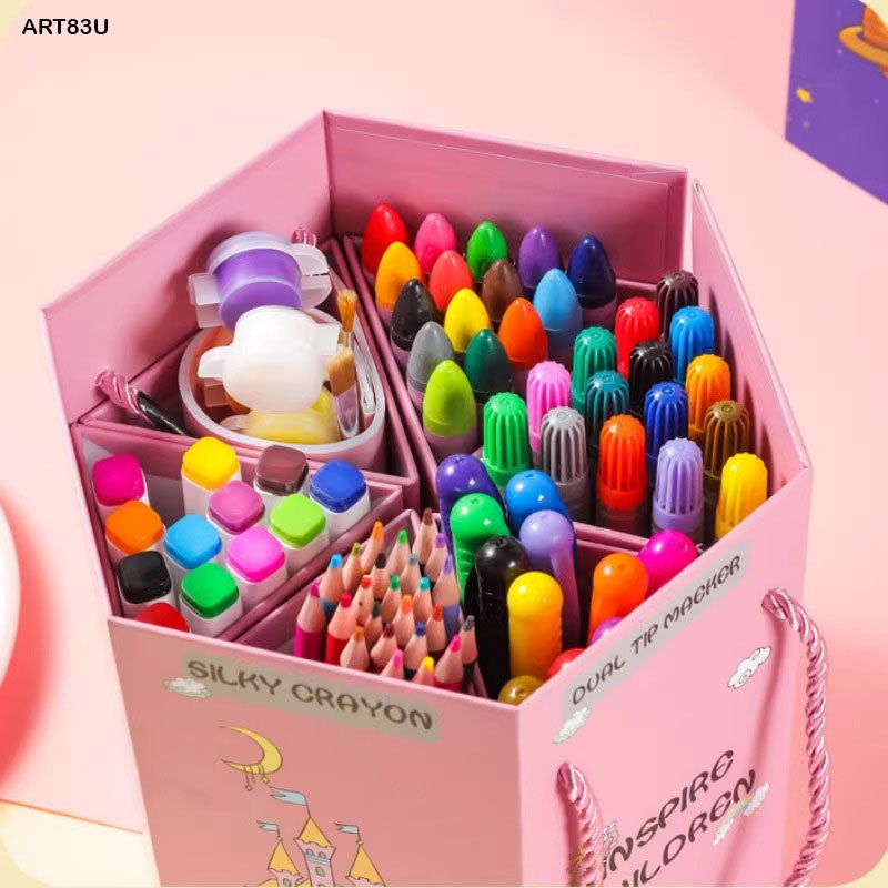 Gift To Love | Art Color Hexagon Unicorn | Pcs : 83 Pc | Code : ART83U