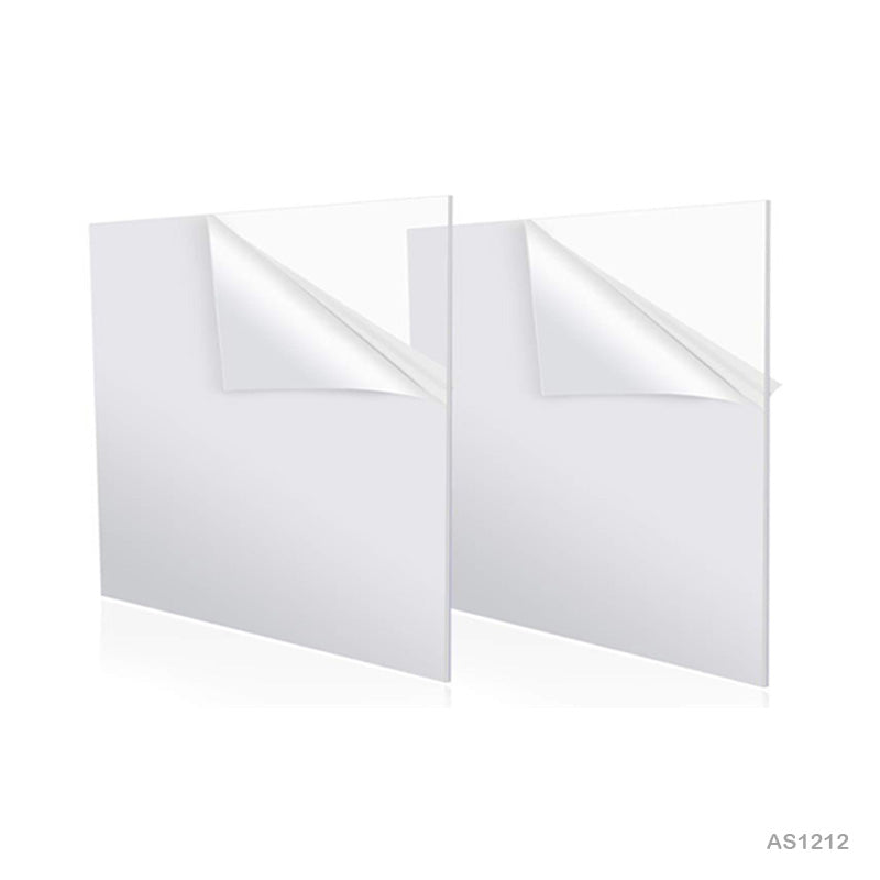 Acrylic Sheet Square 2Mm 1Pc 12X12 (As1212)