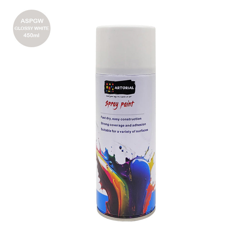 Gift To Love | Spray Paint Glossy White | Color : Glossy White | Pcs : 1 Bottle | Code : ASPGW